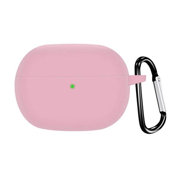 Microsonic Xiaomi Redmi Buds 6 Pro Kılıf Askılı Mat Silikon Pembe