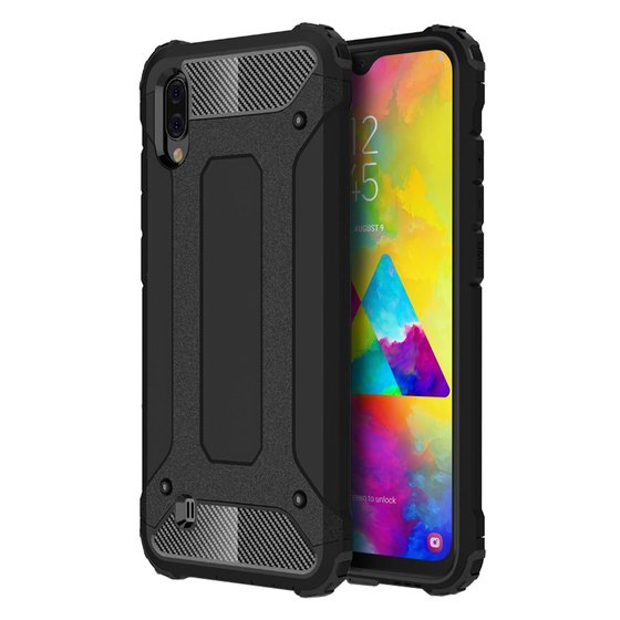 Microsonic Samsung Galaxy M10 Kılıf Rugged Armor Siyah