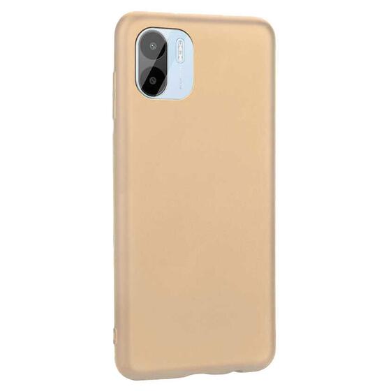 Microsonic Matte Silicone Xiaomi Redmi A1 Kılıf Gold