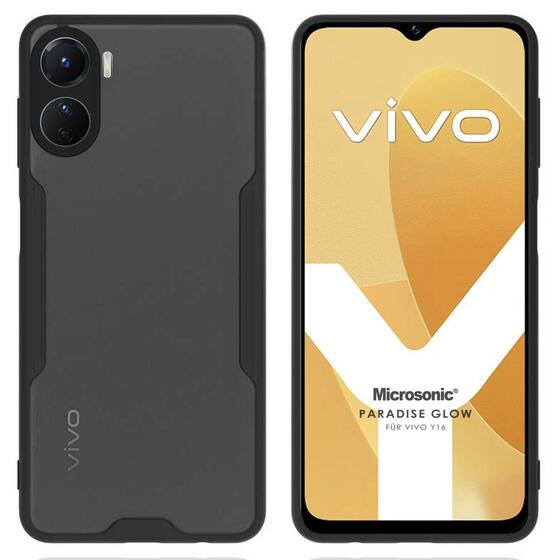 Microsonic Vivo Y16 Kılıf Paradise Glow Siyah