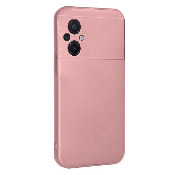 Microsonic Matte Silicone Xiaomi Poco M5 Kılıf Rose Gold