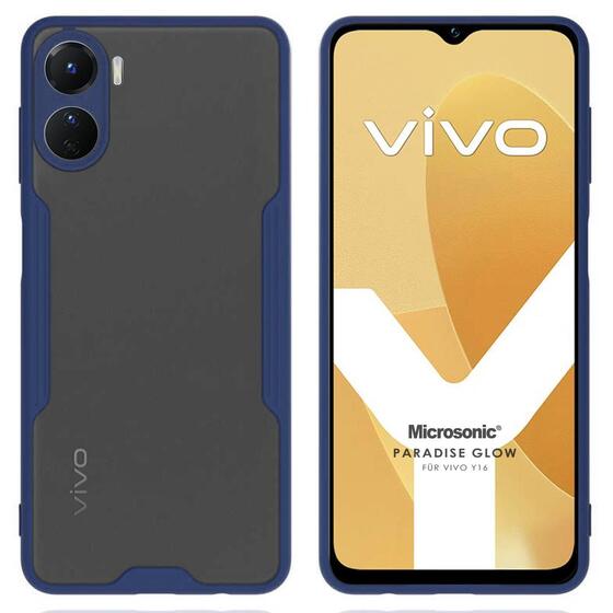 Microsonic Vivo Y16 Kılıf Paradise Glow Lacivert