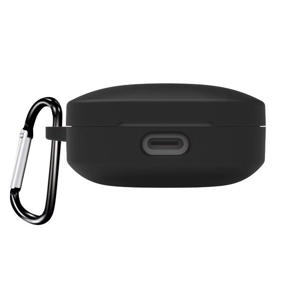Microsonic Xiaomi Redmi Buds 6 Kılıf Askılı Mat Silikon Siyah