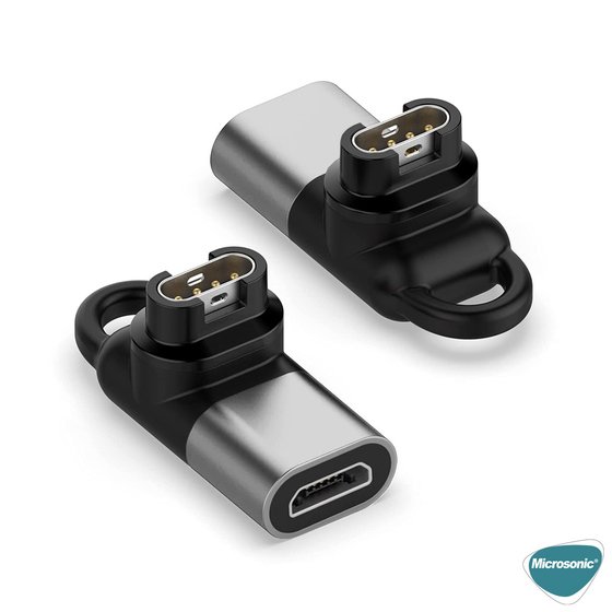 Microsonic Garmin Vivomove Sport Taşınabilir Şarj Dönüştürücü Adaptörü Micro USB