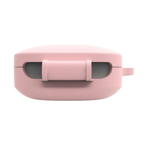 Microsonic Xiaomi Redmi Buds 6 Kılıf Askılı Mat Silikon Pembe