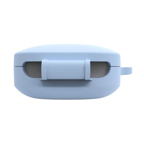 Microsonic Xiaomi Redmi Buds 6 Kılıf Askılı Mat Silikon Mavi