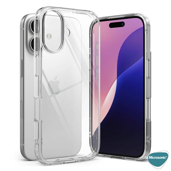 Microsonic Apple iPhone 16 Kılıf Transparent Soft Şeffaf