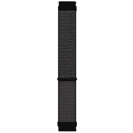 Microsonic Xiaomi Watch S1 Pro Hasırlı Kordon Woven Sport Loop Siyah