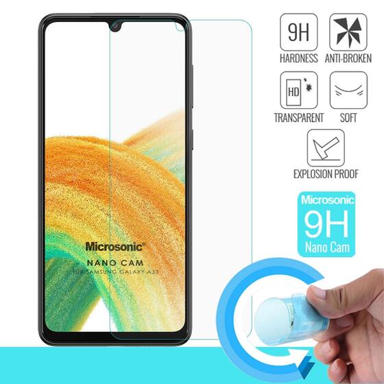 Microsonic Samsung Galaxy A33 5G Nano Glass Cam Ekran Koruyucu