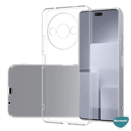 Microsonic Xiaomi Redmi A3 Kılıf Transparent Soft Şeffaf