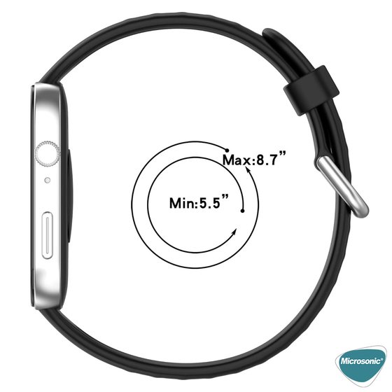 Microsonic Huawei Watch Fit 4 Kordon, Silicone Sport Band Siyah