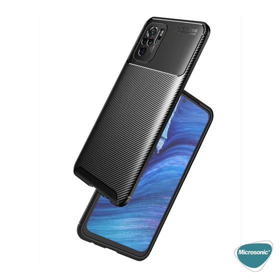 Microsonic Xiaomi Redmi Note 10S Kılıf Legion Series Lacivert