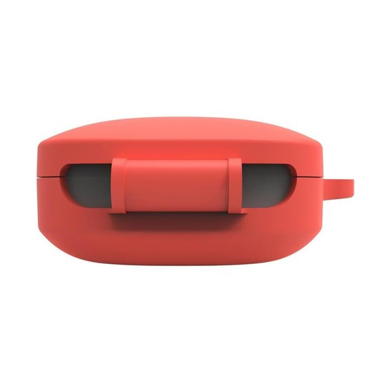 Microsonic Xiaomi Redmi Buds 6 Kılıf Askılı Mat Silikon Kırmızı
