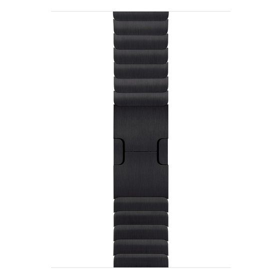 Microsonic Apple Watch Series 6 40mm Kordon Link Bracelet Band Siyah