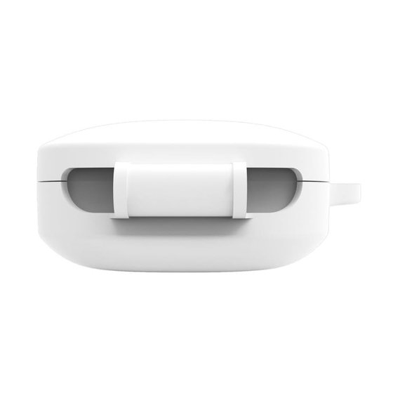 Microsonic Xiaomi Redmi Buds 6 Kılıf Askılı Mat Silikon Beyaz