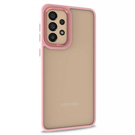 Microsonic Samsung Galaxy A72 Kılıf Bright Planet Rose Gold