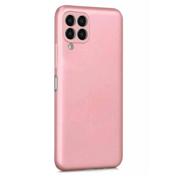 Microsonic Matte Silicone Samsung Galaxy M33 Kılıf Rose Gold