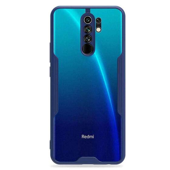 Microsonic Xiaomi Redmi 9 Kılıf Paradise Glow Lacivert