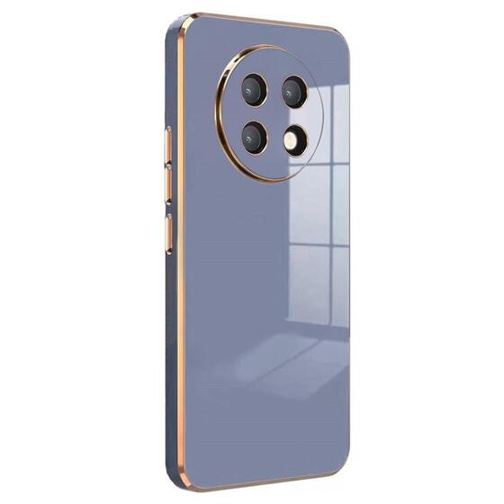 Microsonic Huawei Nova Y91 Kılıf Olive Plated Lavanta Grisi