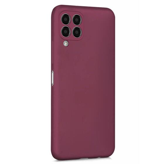 Microsonic Matte Silicone Samsung Galaxy M33 Kılıf Mor