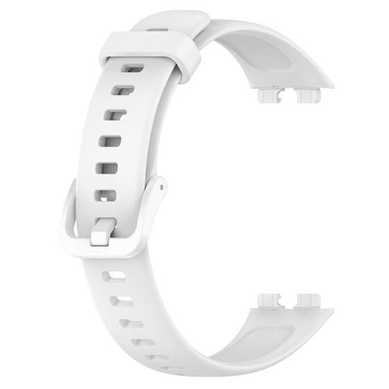 Microsonic Huawei Band 10 Kordon, Silicone Sport Band Beyaz