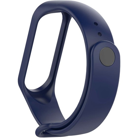 Microsonic Xiaomi Mi Band 3 / Mi Band 4 Silikon Kordon Lacivert