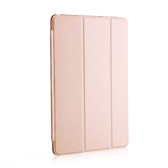 Microsonic Apple iPad Pro 12.9'' 2020 4.Nesil Kılıf, (A2229-A2069-A2232) Slim Translucent Back Smart Cover Rose Gold