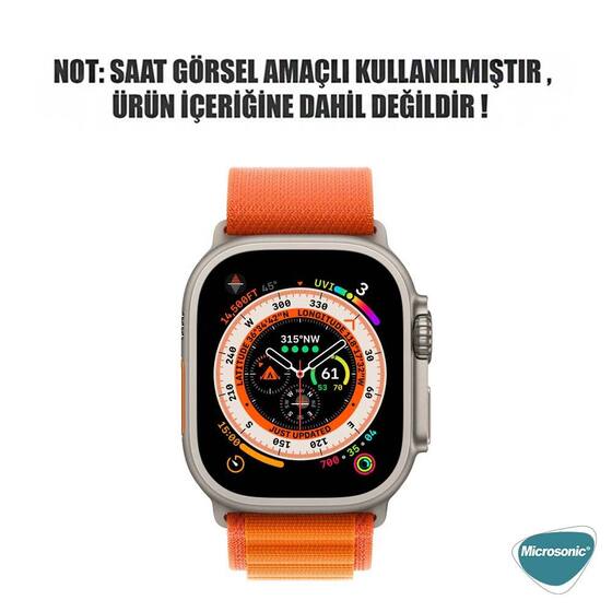 Microsonic Apple Watch Ultra Kordon Alpine Loop Turuncu