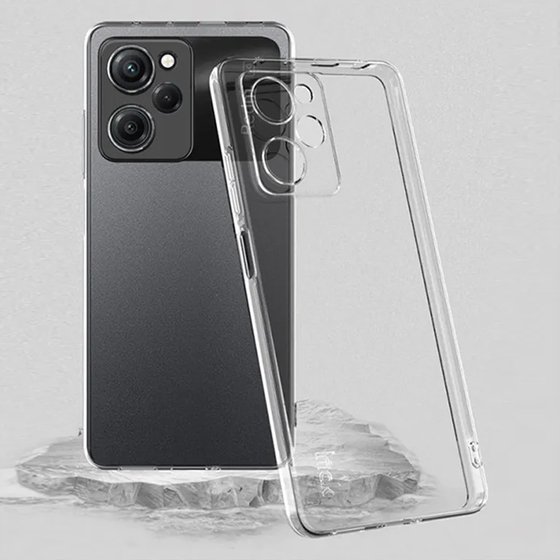 Microsonic Xiaomi Poco X5 Pro Kılıf Transparent Soft Şeffaf