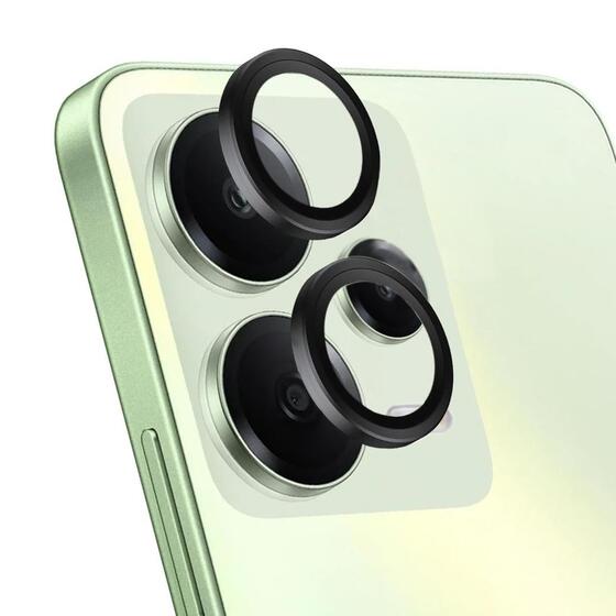 Microsonic Xiaomi Redmi Note 12 Pro 5G Tekli Kamera Lens Koruma Camı Siyah
