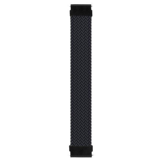 Microsonic Amazfit GTS 4 Mini Kordon, (Large Size, 165mm) Braided Solo Loop Band Siyah