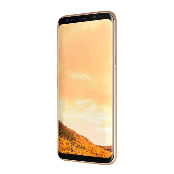 Microsonic Samsung Galaxy S8 Plus Kılıf Premium Slim Gold