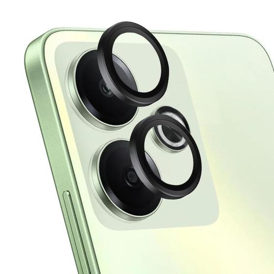 Microsonic Xiaomi Redmi 13 4G Tekli Kamera Lens Koruma Camı Siyah