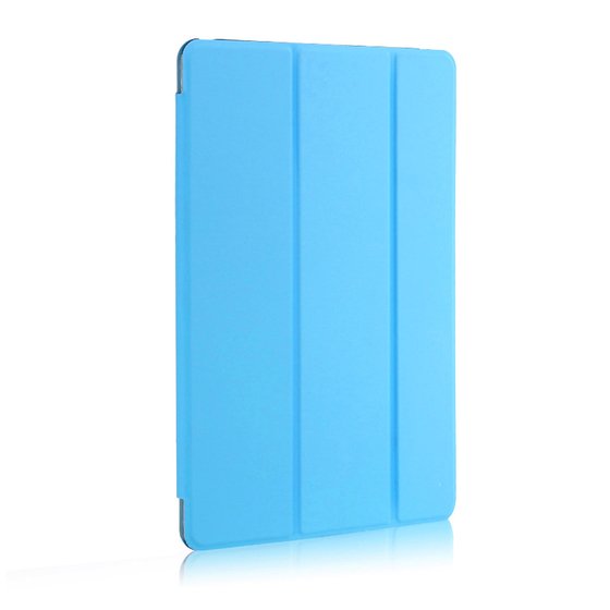 Microsonic Apple iPad Pro 12.9'' 2020 4.Nesil Kılıf, (A2229-A2069-A2232) Slim Translucent Back Smart Cover Mavi