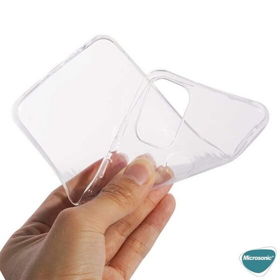 Microsonic General Mobile GM 21 Pro Kılıf Transparent Soft Beyaz