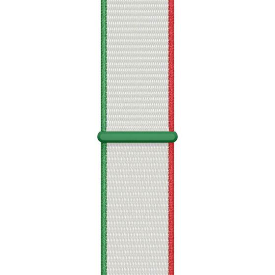 Microsonic Apple Watch Series 6 44mm Hasırlı Kordon Woven Meksika International Collection Spor Loop