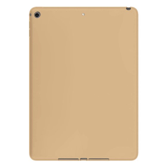 Microsonic Matte Silicone Apple iPad 9.7 2018 (A1893-A1954) Kılıf Gold