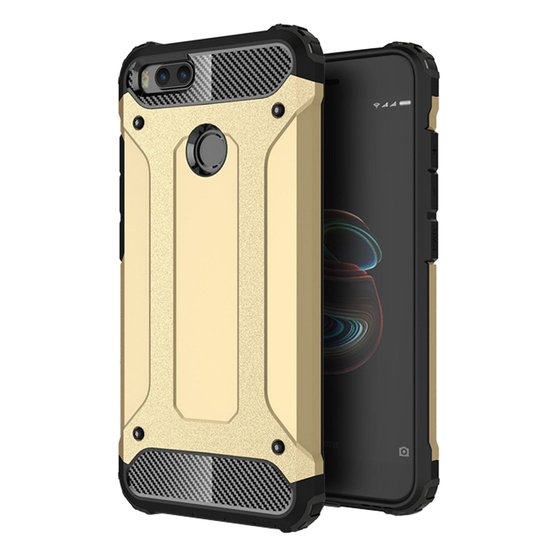 Microsonic Xiaomi Mi 5X Kılıf Rugged Armor Gold