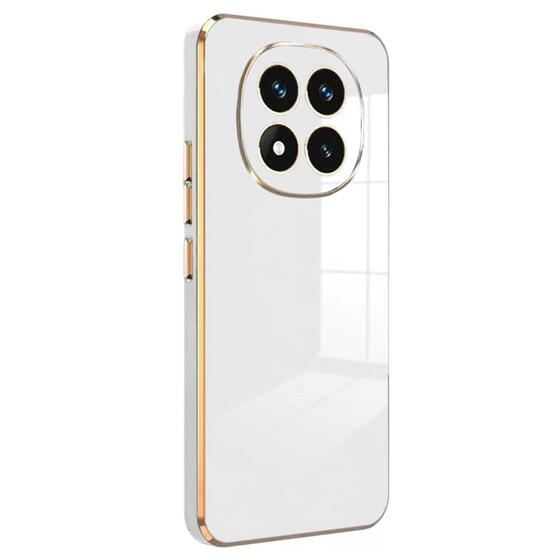Microsonic Xiaomi Redmi Note 14 Pro 5G Kılıf Olive Plated Beyaz