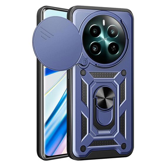 Microsonic Realme 12 Plus Kılıf Impact Resistant Lacivert