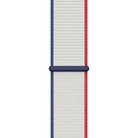 Microsonic Apple Watch Series 6 44mm Hasırlı Kordon Woven Fransa International Collection Spor Loop