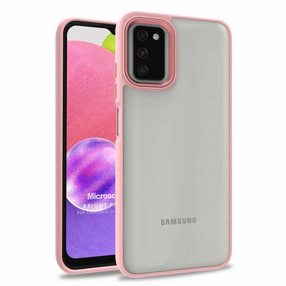 Microsonic Samsung Galaxy A03S Kılıf Bright Planet Rose Gold