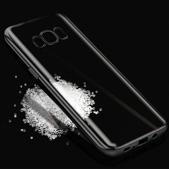 Microsonic Samsung Galaxy S8 Plus Kılıf Flexi Delux Siyah