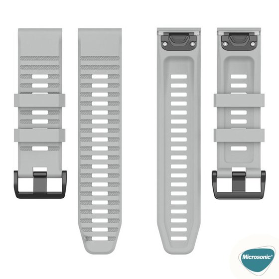 Microsonic Garmin Instinct Kordon Quick Fit Strap Band Gri