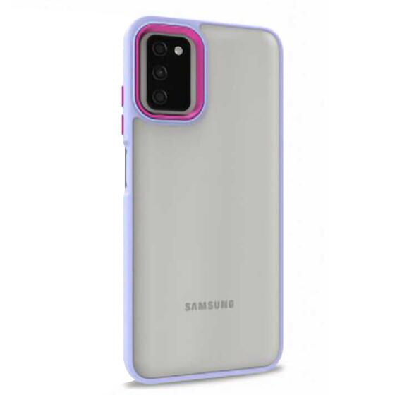 Microsonic Samsung Galaxy A03S Kılıf Bright Planet Lila