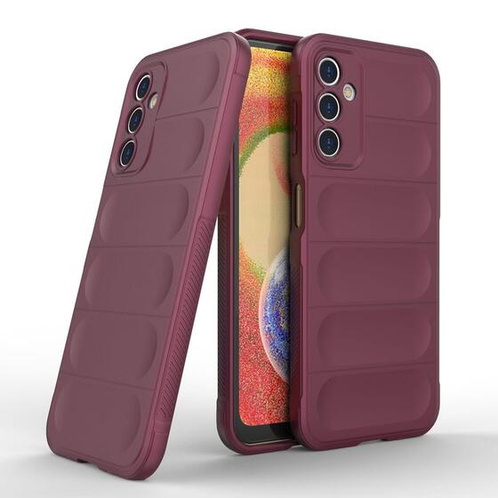 Microsonic Samsung Galaxy A14 Kılıf Oslo Prime Bordo