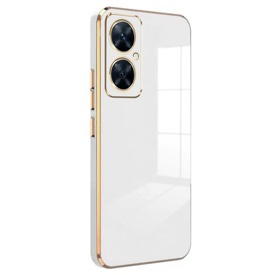 Microsonic Huawei Nova 11i Kılıf Olive Plated Beyaz