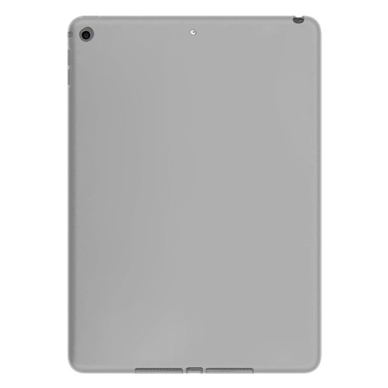 Microsonic Matte Silicone Apple iPad iPad 9.7 2017 (A1822-A1823) Kılıf Gri