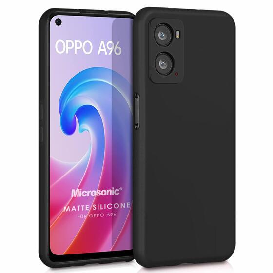 Microsonic Matte Silicone Oppo A36 Kılıf Siyah