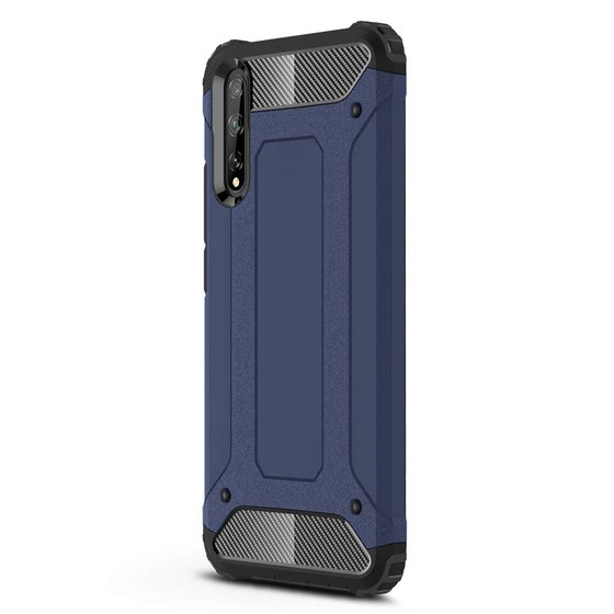 Microsonic Huawei P Smart S Kılıf Rugged Armor Lacivert